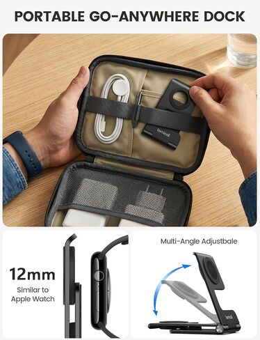 Lamicall Foldable Apple Watch Stand + Phone Stand in Saudi Arabia