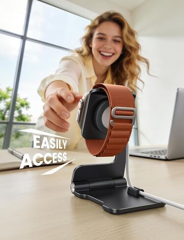 Lamicall Foldable Apple Watch Stand + Phone Stand in Saudi Arabia