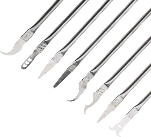 Electronics Opening Pry Tool Metal Opening Pry Tool Double-Ended Metal Stick Repair Tools for CPU Smartphone Laptop CPU Tablet Repair Kit in Saudi Arabia