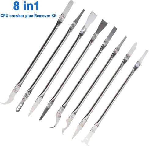 Electronics Opening Pry Tool Metal Opening Pry Tool Double-Ended Metal Stick Repair Tools for CPU Smartphone Laptop CPU Tablet Repair Kit in Saudi Arabia