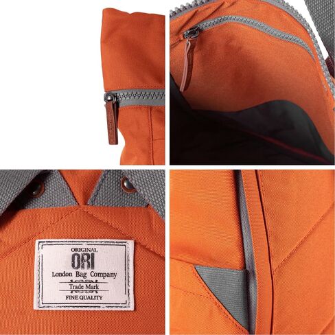ORI LONDON The Finchley Backpack Bag, Medium, Atomic Orange in Saudi Arabia