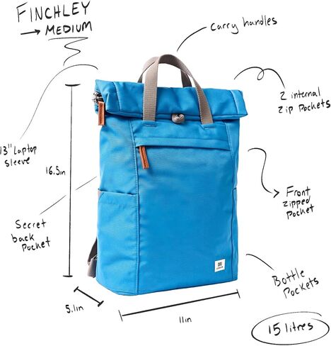 ORI LONDON The Finchley Backpack Bag, Medium, Atomic Orange in Saudi Arabia