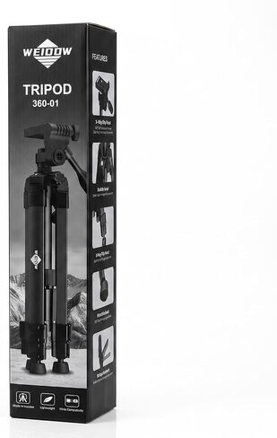 Lightweight Portable Adjustable Tripod for Laser Level, Black 50Inch in Saudi Arabia