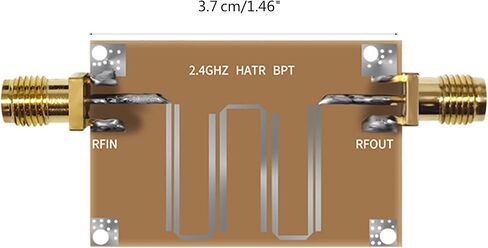 Advanced 2.4GHZ Microstrip Bandpass Filter Modules Clutter Signals and Strength in Saudi Arabia