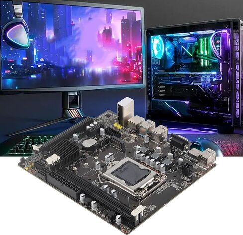 1150 Motherboard,Desktop Computer Motherboard with USB3.0 SATA DDR3 for B75,LGA 1155 CPU Socket M.2 HD Graphics Card HD VGA Ouput,Integrated Sound Card Network Card for Gaming in Saudi Arabia