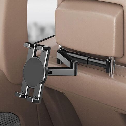 Telescopic Car Rear Pillow Phone Holder Tablet Stand Seat Rear Headrest Mounting Bracket for Phone Tablet Backseat Panel Mount for in Saudi Arabia