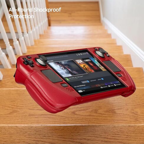 UYIYE Protective Case for Steam Deck OLED & LCD with Kickstand-Red in Saudi Arabia