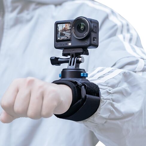Magnetic Action Camera Wrist Mount, Quick Release Wrist Strap Holder for GoPro Hero 13/12/11/10, DJI Osmo Action 6/5Pro/4/3, Insta360 ONE R, AKASO, and More in Saudi Arabia