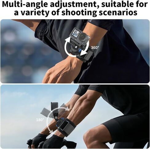 Magnetic Action Camera Wrist Mount, Quick Release Wrist Strap Holder for GoPro Hero 13/12/11/10, DJI Osmo Action 6/5Pro/4/3, Insta360 ONE R, AKASO, and More in Saudi Arabia