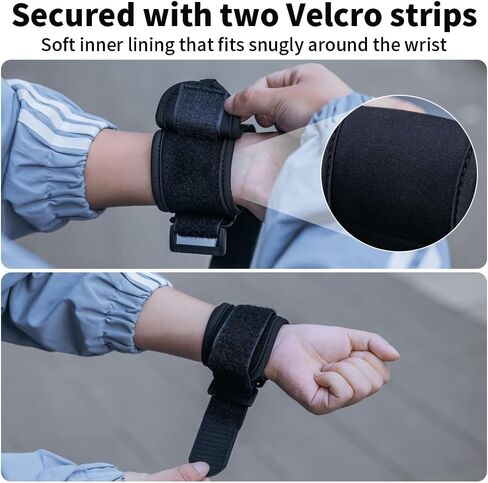 Magnetic Action Camera Wrist Mount, Quick Release Wrist Strap Holder for GoPro Hero 13/12/11/10, DJI Osmo Action 6/5Pro/4/3, Insta360 ONE R, AKASO, and More in Saudi Arabia