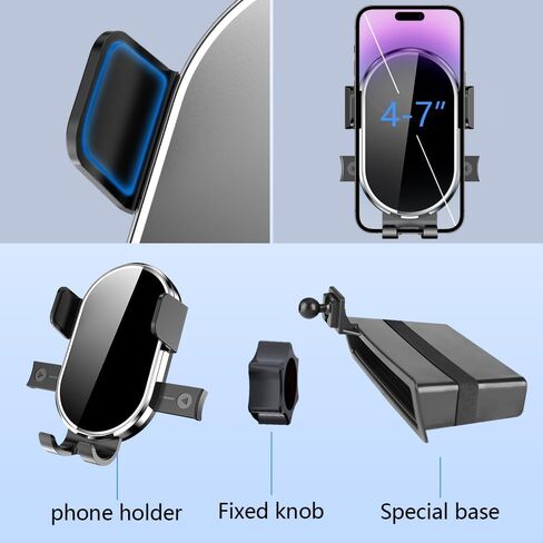 Car Phone Holder Storage Box For Honda Ridgeline 2017-2026，Passport 2019-2025，Pilot 2016-2022 Center Console Organizer Auto Accessories Navigation Interior Cell mobile Mount holders case accessory in Saudi Arabia