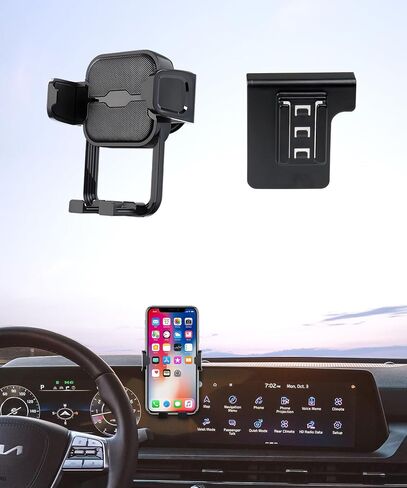 Auto Clamp Car Phone Holder for Kia Telluride 2023-2026 Accessories in Saudi Arabia