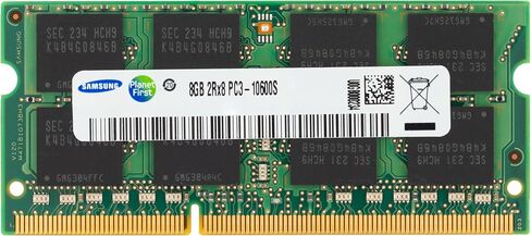 Samsung 8GB DDR3 1333MHz PC3-10600 CL9 SODIMM 2Rx8 Dual Rank 1.5V 204-Pin Laptop, Notebook RAM Memory in Saudi Arabia