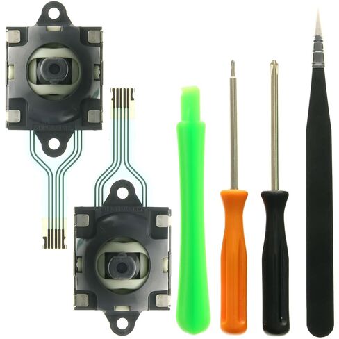 Joystick Thumb Stick Replacement for ROG Ally RC71L Handheld Console, 3D Analog Stick Repair Kit for GPD Win 3 Win 4 and Pico 2 Pico 3 Controller Drift Fix with Tools (2-Pack) in Saudi Arabia