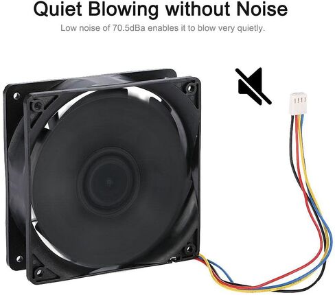 4 Pin 1.85A 6500RPM 267CFM Connector Cooling Fan for Computer Case CPU Cooler Radiator in Saudi Arabia
