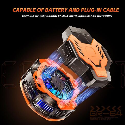p80 Phone Cooler Semiconductor, Ai Smart Temperature Control with Triple Frosting Modes, Fast Cooling for Gaming Semiconductor Magnetic Phone Cooler in Saudi Arabia