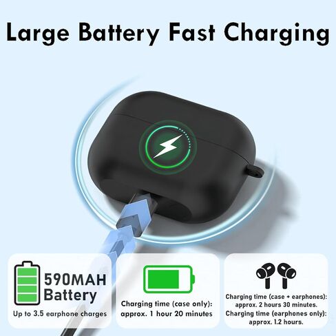 Wireless Portable Charging Case for Samsung Galaxy Buds3 FE in Saudi Arabia
