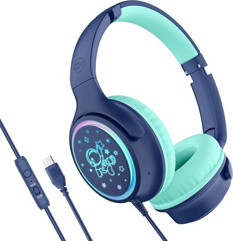 MEE audio KidJamz KJ65U Over-Ear USB-C Kids Headphones with Mic (Lavender) in Saudi Arabia