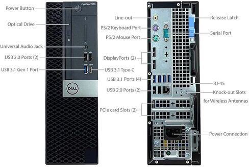Dell Optiplex 7060 SFF Desktop Computer PC (Renewed) in Saudi Arabia