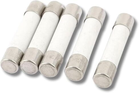 Fuse 20A Ceramic Fuse 20 Amp 250V Slow-Blow Replacement for GE WB27X10388, Whirlpool, Kenmore, and Other Microwaves, 6mm x 30mm (10 Pcs) in Saudi Arabia
