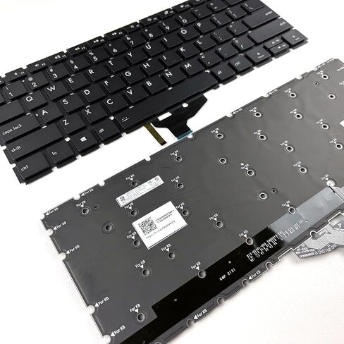 US Backlit Laptop Keyboard for Framework 13 FRANBKENA1130400YY, Black, QWERTY, Windows 2nd Gen, Reduced Key Noise in Saudi Arabia