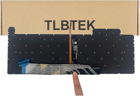 TLBTEK Backlight Keyboard Replacement Compatible with ASUS TUF A15 FA507 FA507R FA507RC FA507RE FA507RM FA507RR FA577,A17 FA707 FA707RC,TUF F15 FX507 FX507ZC FX507ZE FX507ZM FX507ZR FX517 FX577 Laptop in Saudi Arabia