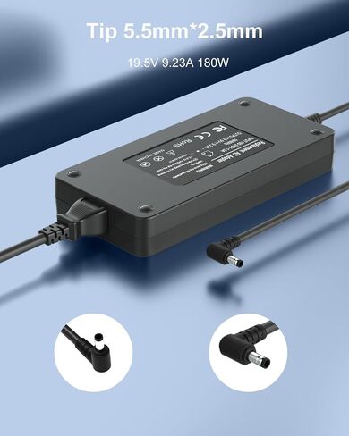 180W Charger Compatible with MSI Thin GF63 GF65 Gaming Laptop in Saudi Arabia