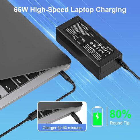 65W Charger Compatible with Dell Inspiron Latitude Series 2 Tips in Kuwait
