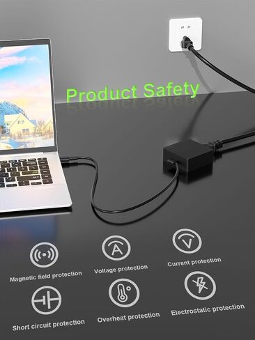 130W USB C Charger Compatible with Asus ROG Flow X13 GV302 GV302XV GV302XI Flow Z13 GZ301 GZ301VV GZ301VU GZ301VI GZ301VIC Gaming Laptop Replacement Power Supply Adapter in Saudi Arabia