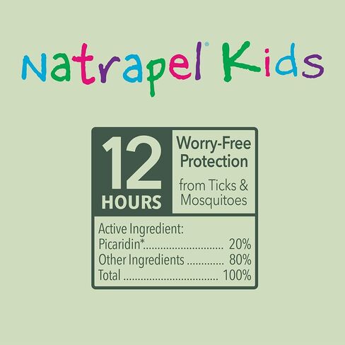 Natrapel Kids Tick & Insect Repellent, DEET-Free, Scent Free, 6 oz (2 Pack) in Saudi Arabia