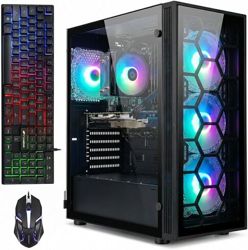 STGAubron Gaming PC Desktop,Core I7,RTX 2060 Super 8G,32G RAM,1TB SSD in Saudi Arabia