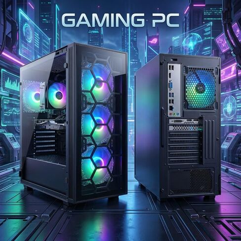 STGAubron Gaming PC Desktop,Core I7,RTX 2060 Super 8G,32G RAM,1TB SSD in Saudi Arabia