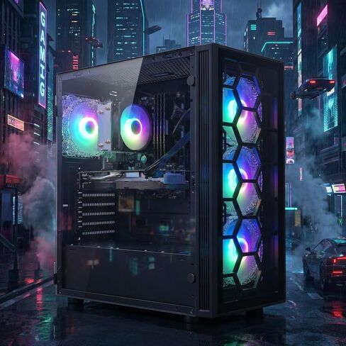 STGAubron Gaming PC Desktop,Core I7,RTX 2060 Super 8G,32G RAM,1TB SSD in Saudi Arabia