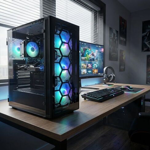 STGAubron Gaming PC Desktop,Core I7,RTX 2060 Super 8G,32G RAM,1TB SSD in Saudi Arabia