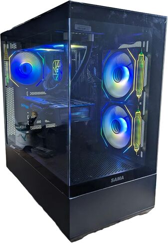 Centaurus Andromeda A17 Gaming Computer - AMD Ryzen 7 9800X3D 8-Core, GeForce RTX 5070, 32GB RAM, 2TB NVMe SSD, Windows 11 Pro, WiFi. Liquid Cooler, Tempered Glass, RGB LEDs, 4K Gaming PC, 3D Cache in Saudi Arabia