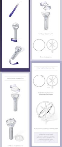 KATSEYE Official LightStick + 1 Official Lollapalooza Special Photocard & 6 Official Photocards & 3 Extra Photocards Set in Saudi Arabia