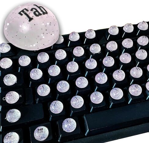 128 Pcs Keyboard Keys Gap Expander for Long Nails Typing and Gaming, ​​Full Self-Adhesive Symbolic and Alphanumeric Silicone Keys for Keyboards and Laptops (Cylinder - 128-key) in Saudi Arabia