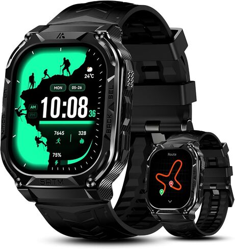 AMAZTIM Smart Watch with GPS, Rugged Outdoor Fitness Watch, 5 ATM & IP69K in Saudi Arabia