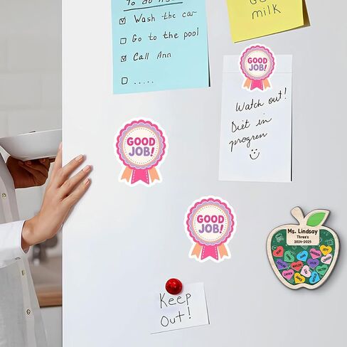 (3Inch) 4Pcs Good Job Stickers, Teacher Reward Stickers for Students in Saudi Arabia