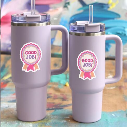 (3Inch) 4Pcs Good Job Stickers, Teacher Reward Stickers for Students in Saudi Arabia