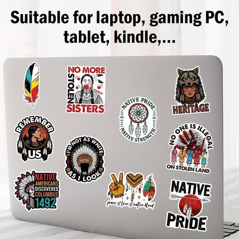 Native American Indigenous Pride Sticker, 10Pcs-3in in Saudi Arabia