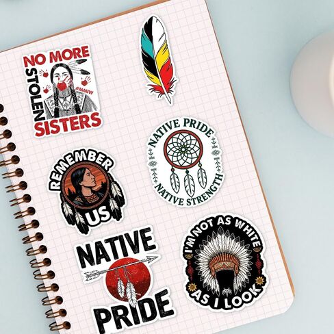 Native American Indigenous Pride Sticker, 10Pcs-3in in Saudi Arabia