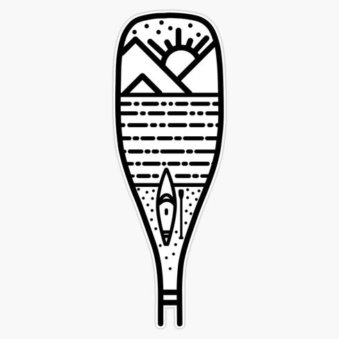 Stand Up Paddle Adventure Vinyl Sticker Waterproof Decal Laptop Wall Window Bumper Sticker 5" in Saudi Arabia