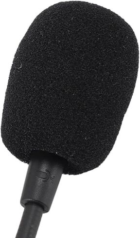 Acouto Directional Flexible Microphone for Cloud Wired Headset, Detachable Gaming Mic, Noise Reducer, Adjustable Position, 3.5mm Plug in Saudi Arabia