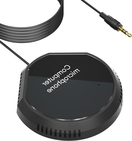 Karlak Plug & Play Desktop USB Computer Microphone with Buttons for Business Conference System (3.5mm Plug) in Saudi Arabia