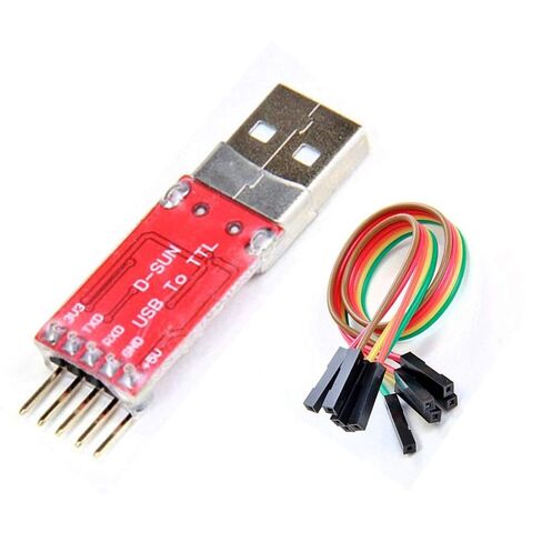 Hailege 2pcs CP2102 USB 2.0 to TTL UART Serial Converter Adapter Module 5 Pin STC PRGMR with Wire in Saudi Arabia