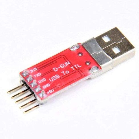 Hailege 2pcs CP2102 USB 2.0 to TTL UART Serial Converter Adapter Module 5 Pin STC PRGMR with Wire in Saudi Arabia