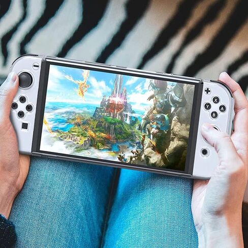 Nintendo Switch OLED Model 2021 Protective Case Cover and Joy-Con Controller in Saudi Arabia