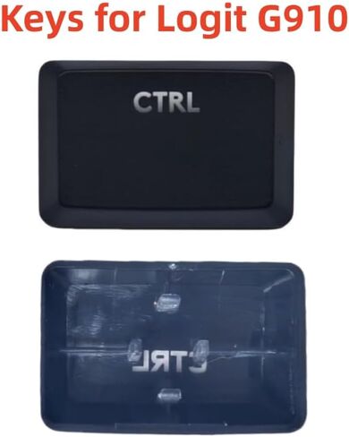 2pcs Backlit Ctrl Keys Replacement for Logitech G910 RGB Mechanical Gaming Keyboard Keycap Black in Saudi Arabia