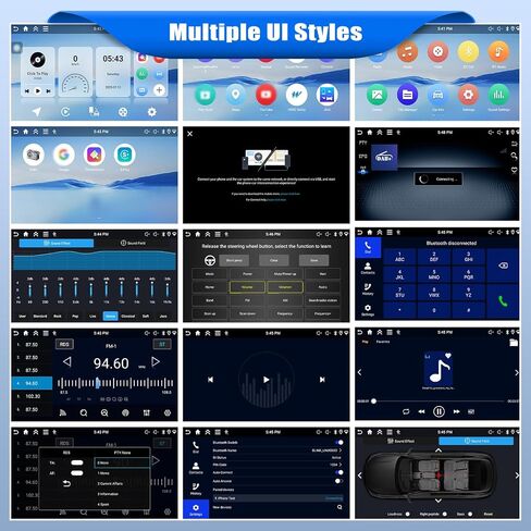 [4+128G] Android 15 Car Stereo for Jeep Renegade 2016-2021/Jeep Compass 2017-2020 with Wireless Carplay Android Auto,7 Inch Car Radio with Mirror Link/BT/FM/RDS/EQ/DSP/WiFi/GPS/SWC/Backup Camera in Saudi Arabia